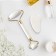 Set of massager guasha for the face “Shine, inspire, dream”, calcite