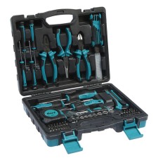 Set of manual tools Bort BTK-82, steel CRV, 82 items in the suitcase