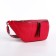 Bag Cross-Bodi with a zipper, red color