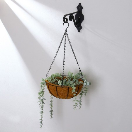 Suspended pots, d = 25 cm, with coconut insert, "hemisphere", Greengo-1