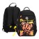 School backpack, 40 x 25 x 13 cm, Grizzly, ergonomic back, laptop department, black