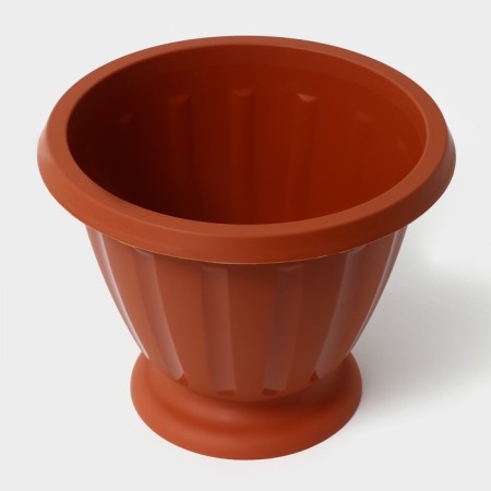 Street Kashpo "Palmyra", 10 l, brown color-2