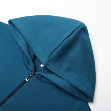 Male sweatshirt was formed, indigo color, size 48-4