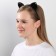 Hair rim ears kisa, black