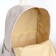 Youth backpack with lightning, 5 pockets, white color