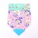 Bandana Bibsord/Salunavik for feeding "Cool" waterproof with a teether on the button, mix