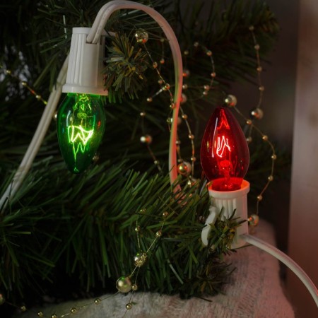Incandescent lamp, 10 W, E12, 220 V, for nightlights and garlands, transparent-6