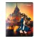 Notebook 48 sheets, in a cage, "anime and megalopolis", cover shaking cardboard, twin-lak, UV-lak, 5 designs, mix