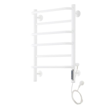 Domoterm electric heated towel rail "Orpheus" P6, 400x600 mm, right, white matte