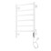Domoterm electric heated towel rail "Orpheus" P6, 400x600 mm, right, white matte