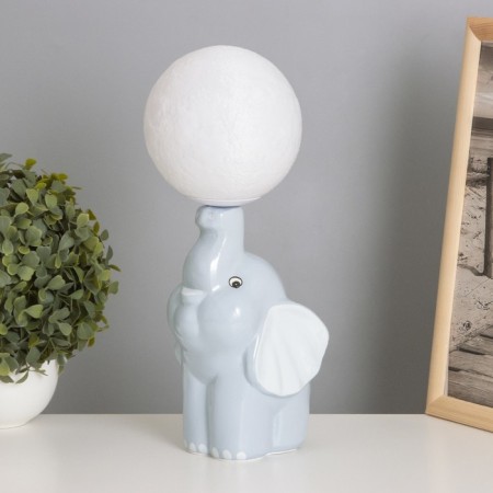Table lamp "Elephant" 1x40W E14 gray 12.5x12.5x31cm