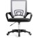 Computer chair Turin black/Light gray plastic/fabric, black/black 60x55x82 cm