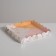 Cookie box, confectionery packaging with PVC lid, “for you!”, 21 x 21 x 3 cm