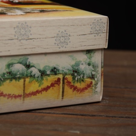 The box is folding, the cover is “Happy New Year” 24 x 17 x 8 cm-2