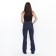 Women's jeans, dark blue color, size 34 (40)