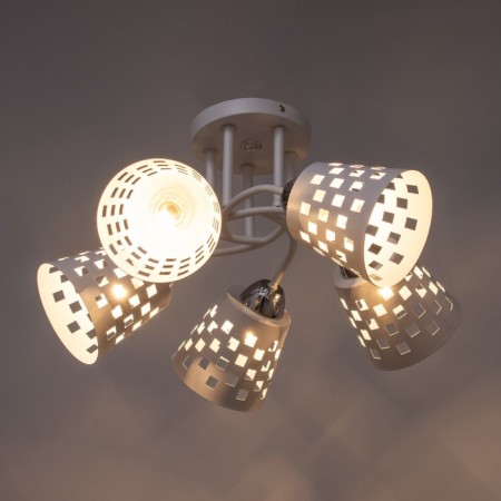 Causte "Dana" 5x60W E27 White 48x48x28cm-2