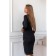 Women's dress, size 46, black color 5596