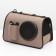 Overnight bag with organizer and porthole, 43 x 24 x 28 cm, beige