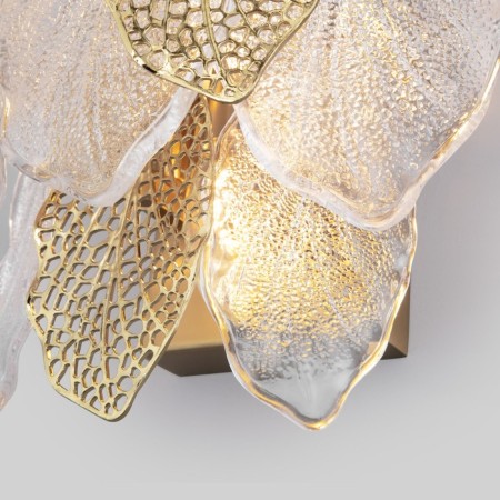 Wall lamp Bogate’s Leaf 369/3, E14, 3x40W, 320x160x340 mm, brass color-3