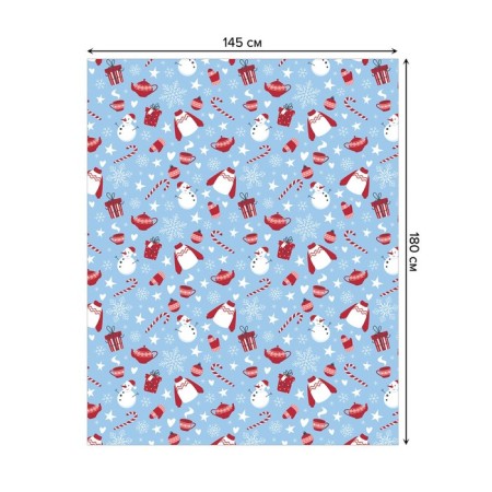 The tablecloth “New Year's mood”, rectangular, oxford, size 145x180 cm-1