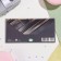 Money envelope "Happy Anniversary!" Gray background, 17x8 cm