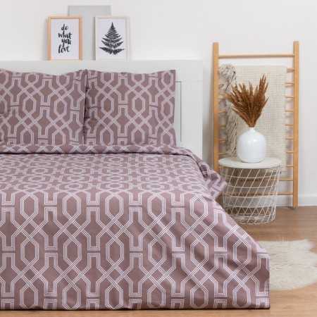 Lovelife bedding "Roman ornament": Crystick 200x217cm+pillowcase 70x70cm-2pcs, Poplin-2