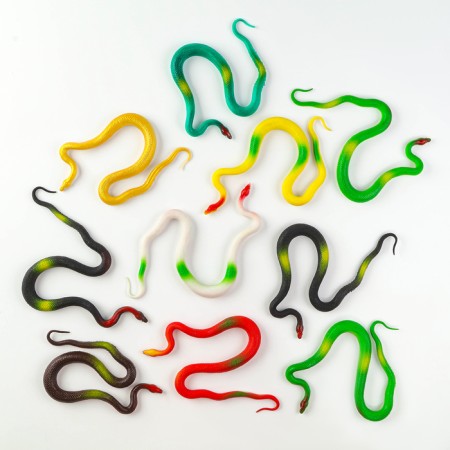 Rubber snake "Jikik", species mix-4