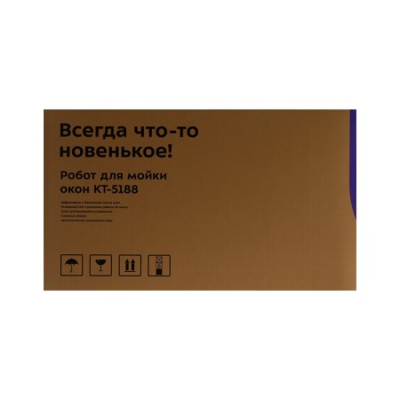 Robot Window Robi Kitfort KT-5188, 80 W, 5.5 min/m2, from the battery, white-9