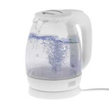 Electric kettle Homestar HS-1012, glass, 1.7 l, 2200 watts, white