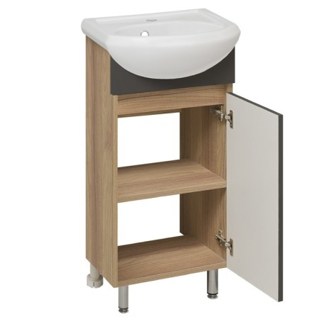 Lada 40 bathroom cabinet, with sink "Mango 40" 20.8 x 38.6 x 80 cm-1