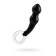 Sexus Glass prostate stimulator, glass, black, 17 cm