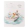 Notebook 12 sheets in a cage on Fairy Tale paper clip, cover coated cardboard, VD-clock, mix