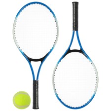 Big tennis missiles, children's, with a ball, set 2 pcs., Blue color