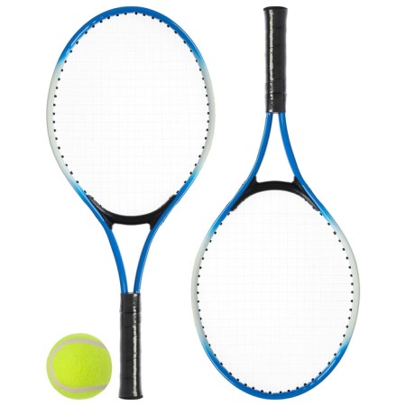 Big tennis missiles, children's, with a ball, set 2 pcs., Blue color