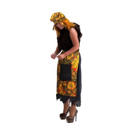Carnival costume "Baba Yaga", p. 44-50, height 170 cm, Mix colors-1