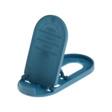 Luazon phone stand, folding, oval, adjustable height, blue