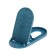 Luazon phone stand, folding, oval, adjustable height, blue