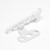 Tundra window opening limiter, plastic, l = 105 mm, white, 1 pc.