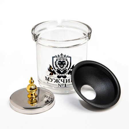 Blessed ashtray "man No. 1", 9.7 x 12.5 cm, silver-3
