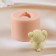 Mold Silicone "Bear Hand at the mouth" (prayer. 3.5x3.5x4 cm)