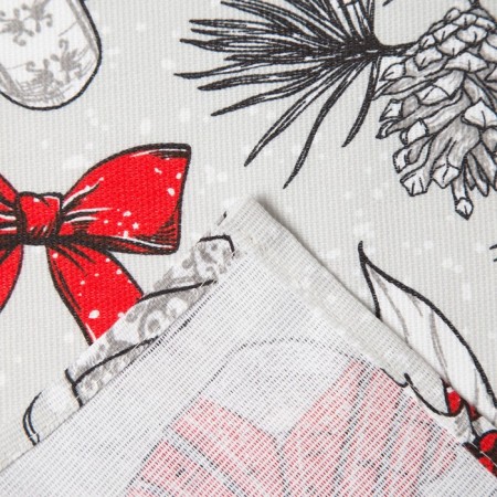 Apron "Dolyana" New Year's mood 60x65 cm, 100% cotton, 164 g/m2-2