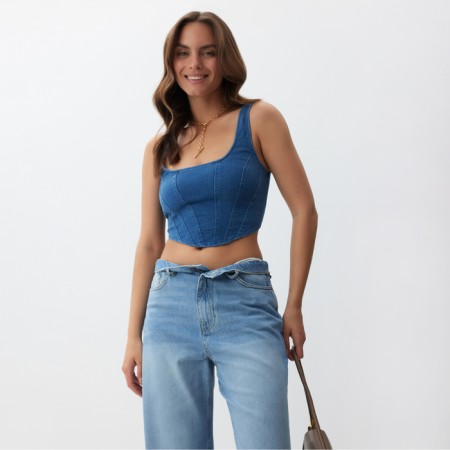 Women's corset MIST Denim, p. S.