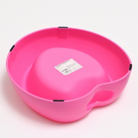 Heart bowl 26.5 x 25 x 8 cm, pink-3