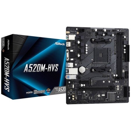 ASROCK A520M-HVS motherboard (AM4, MATX)-3