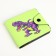 Wallet on the button, the color is green