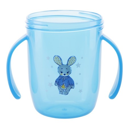 Drill-navigye with handles, hard nose, 210 ml, from 6 months., Mix colors-12