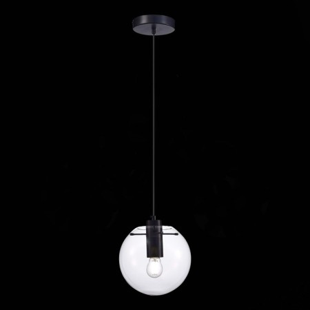 STL LUCE Sus. SL1056.403.01. Noor. 1x60 W, E27, 20x20x160 cm, black color-1
