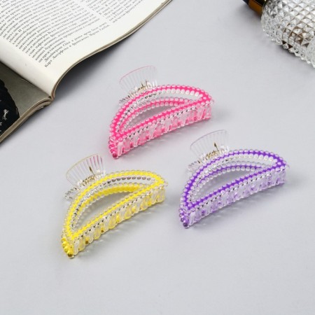 Hair crab "Helen Color" arc, 9 cm, mix-1