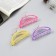 Hair crab "Helen Color" arc, 9 cm, mix
