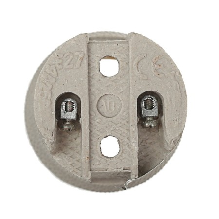 Cartridge Ecola Base, E27, ceramic, white-2